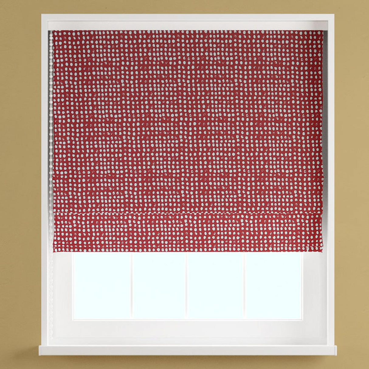 Dot Dot Scarlet Made To Measure Roman Blind by Style Furnishings