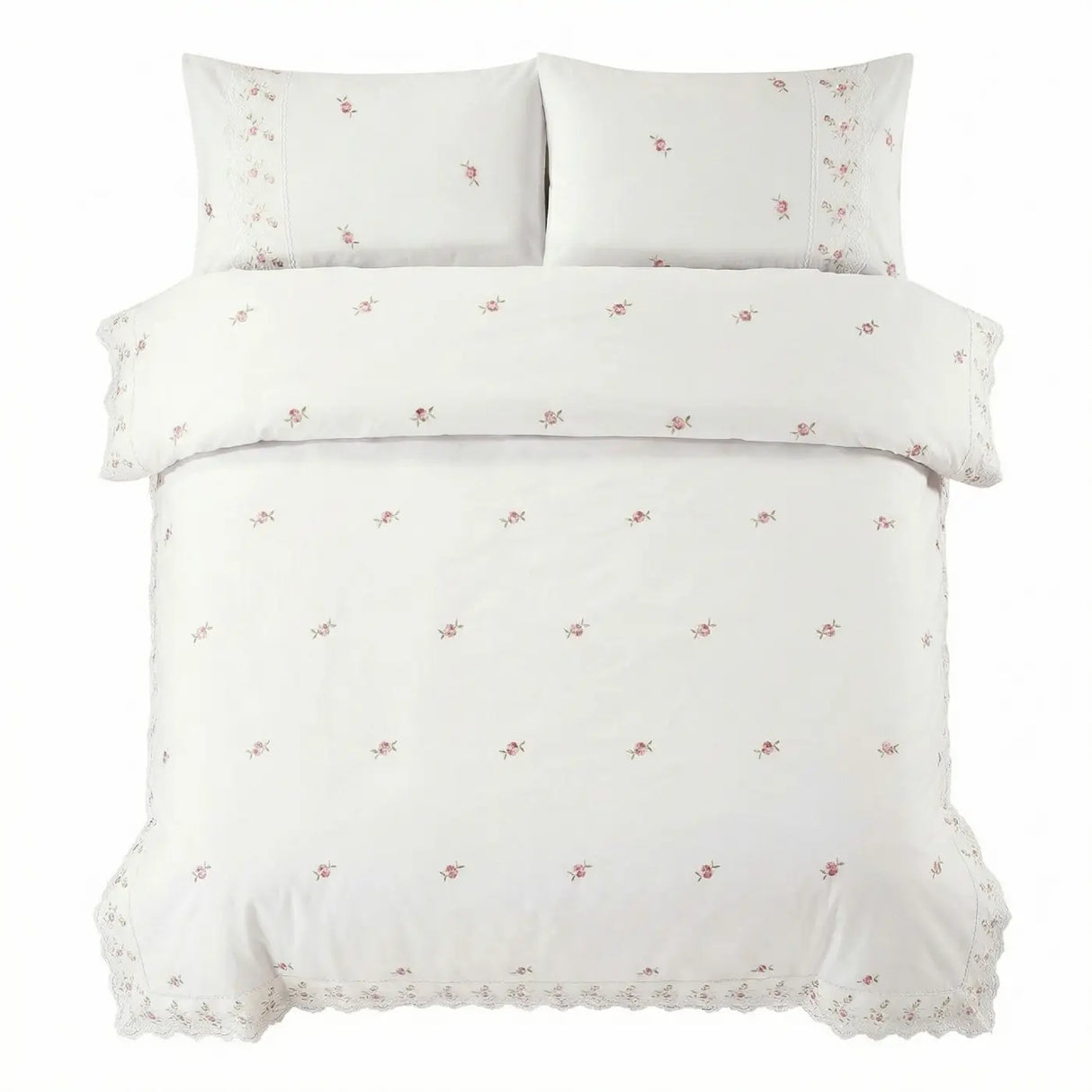 Sophie Embroidered Duvet Cover Set - Cream image 4