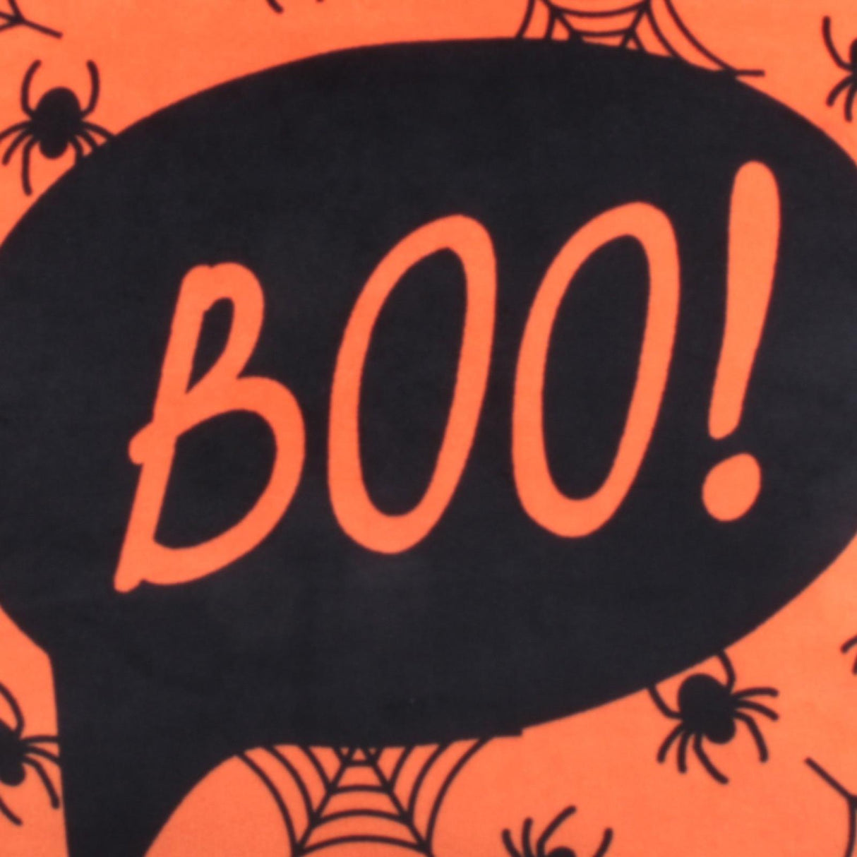Bedlam Boo! Halloween Orange Cushion Cover 43cm x 43cm 3