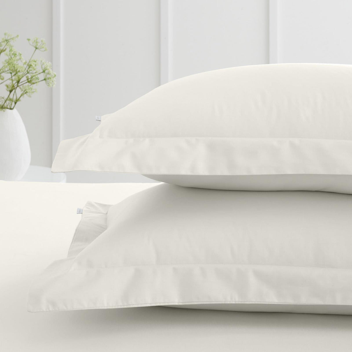 200 Thread Count Cotton Percale Oxford and Housewife Pillowcases by Bianca