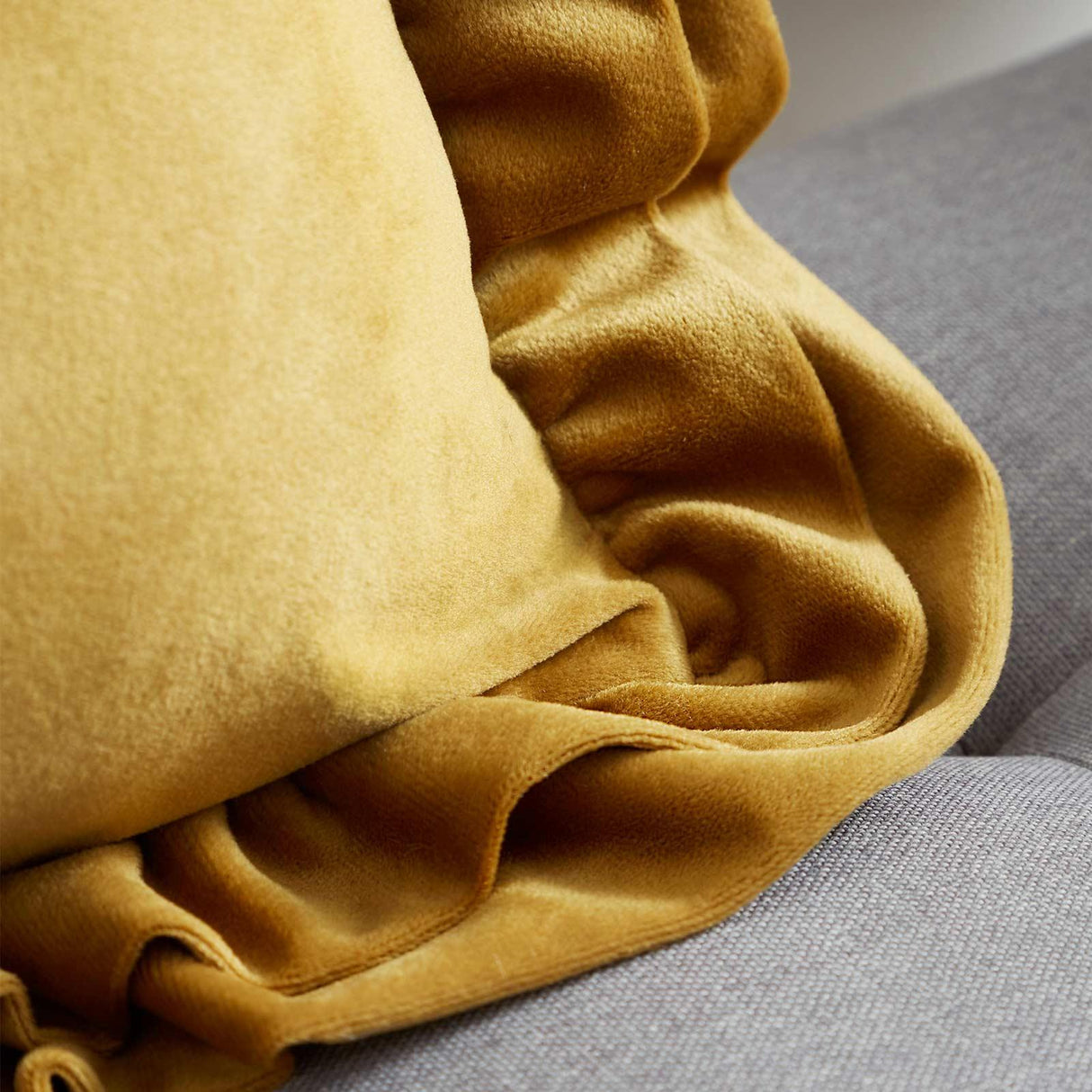 Catherine Lansfield So Soft Double Frill Filled Cushion 43cm x 43cm 19