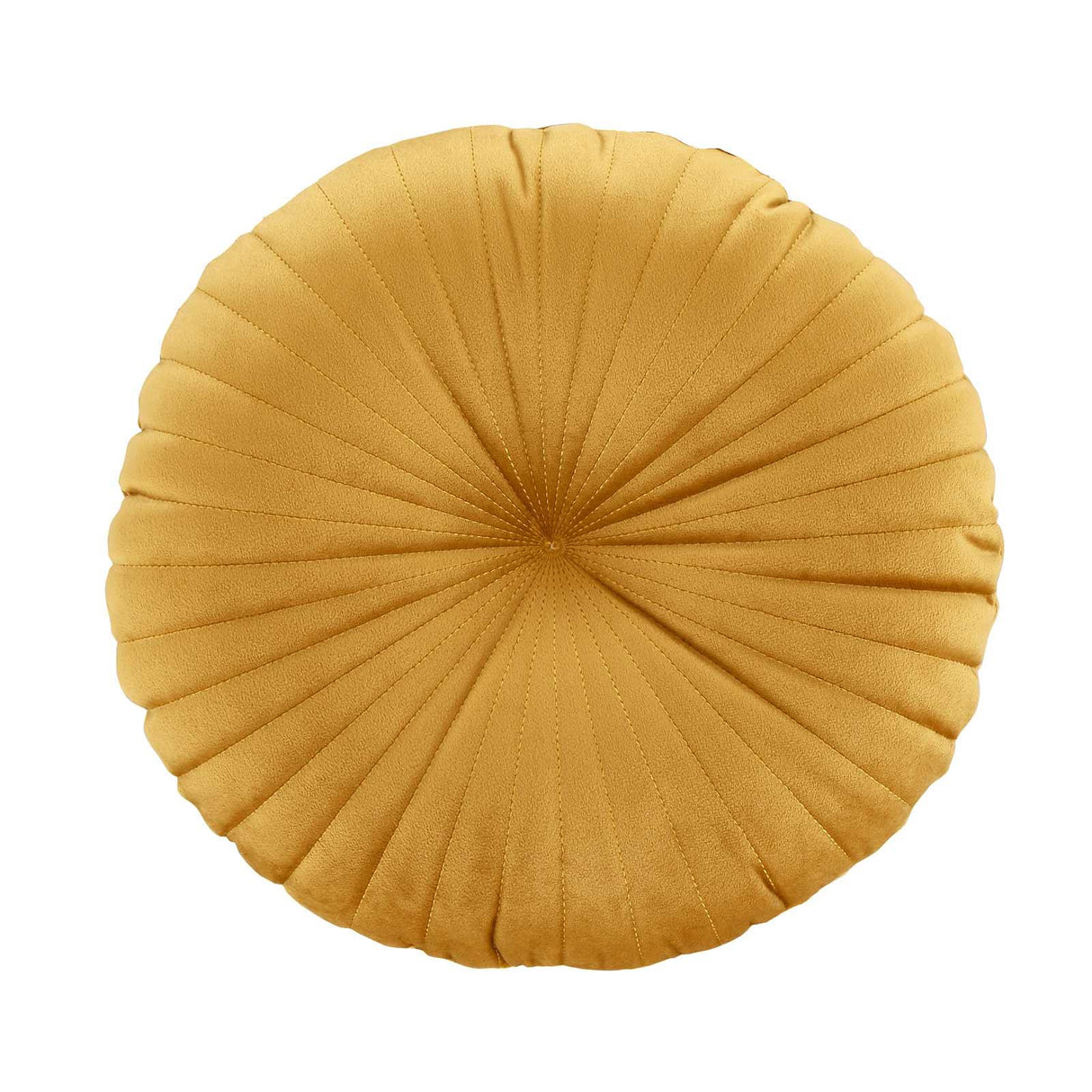 Catherine Lansfield Pleated Round Button Filled Cushion 10