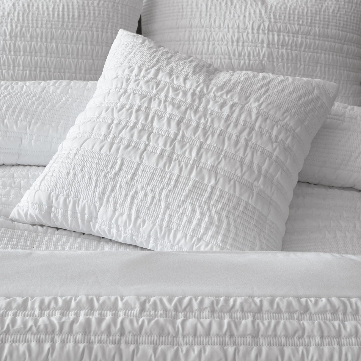 Catherine Lansfield Lennon Stripe Filled Cushion 45cm x 45cm 7