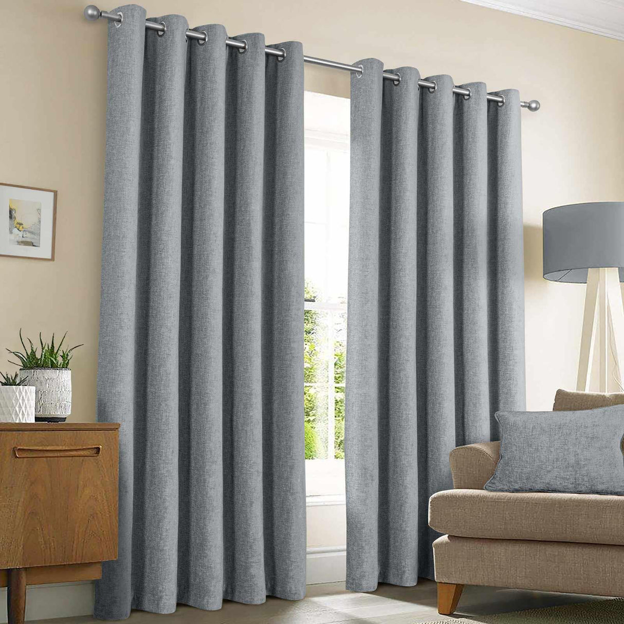 Amberley Thermal Eyelet Curtains by Sundour