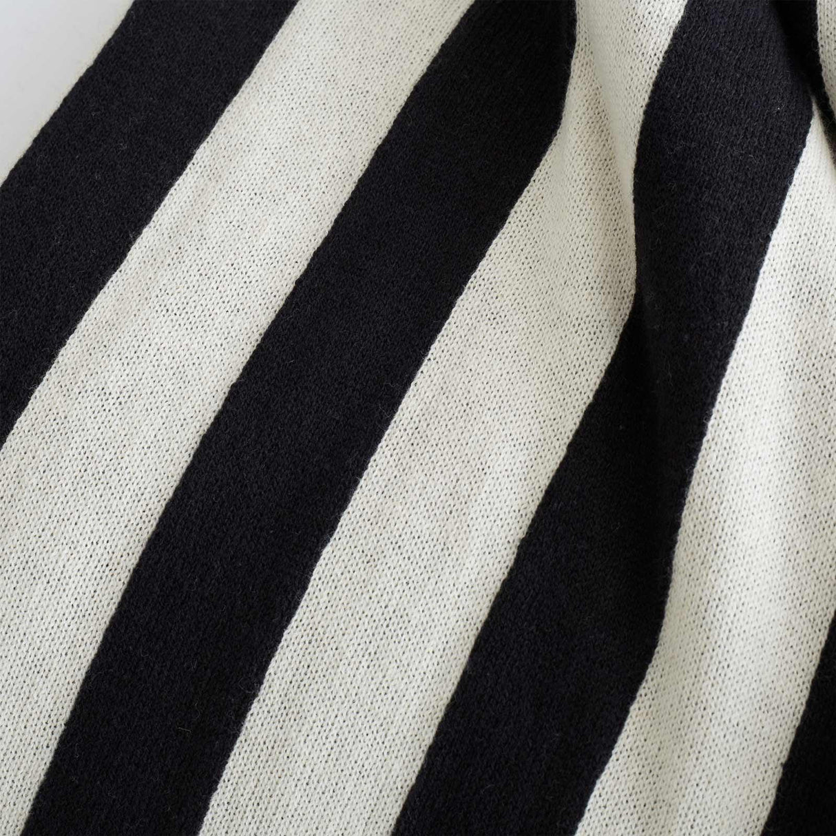 Knitted Stripe Throw by Style Sisters