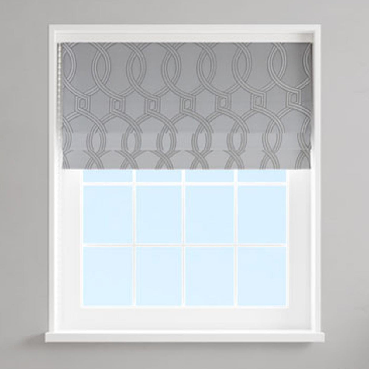 Aria Zinc Made To Measure Roman Blind by Style Furnishings