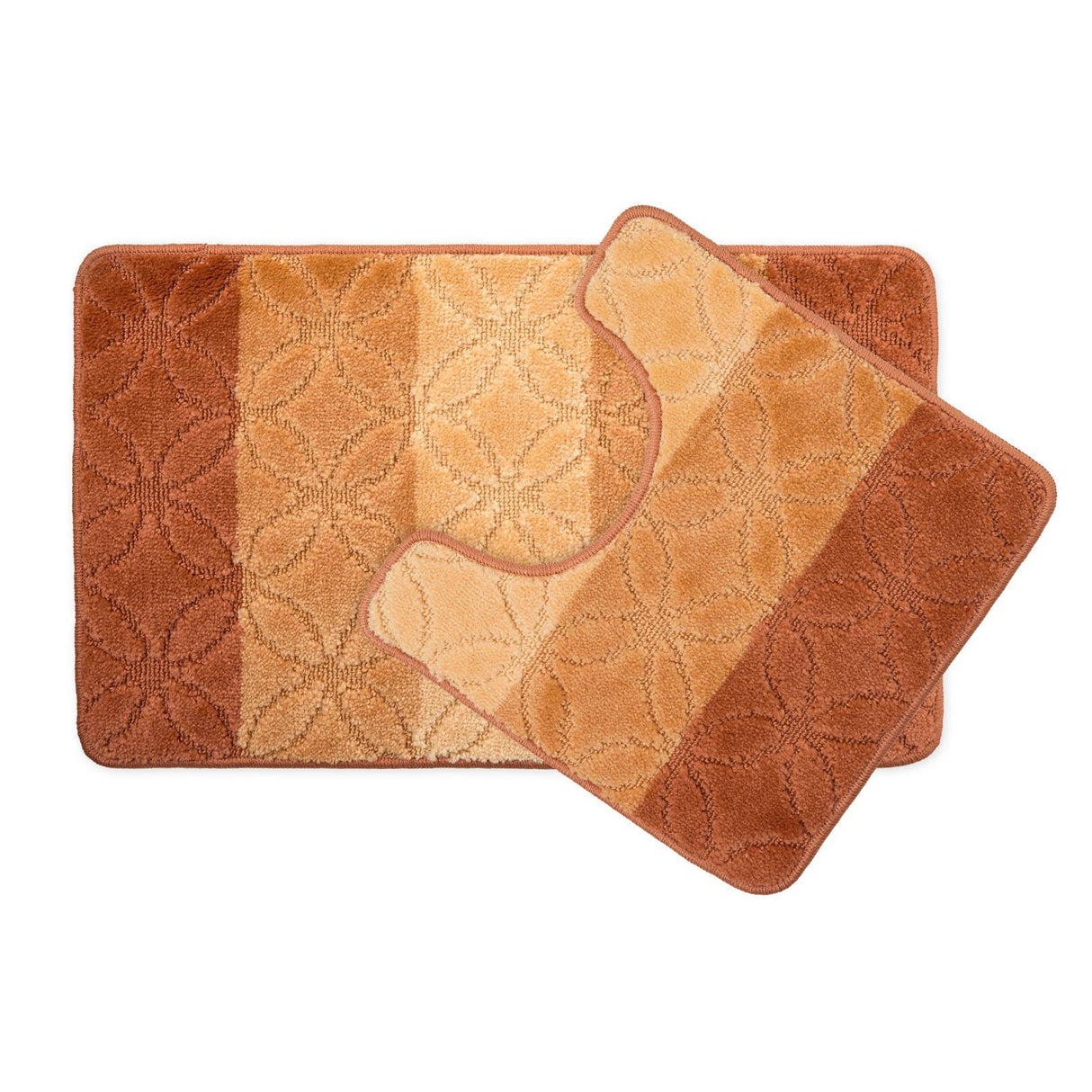 Halo Non-Slip Bath Mat & Pedestal Bathroom Set by Emma Barclay