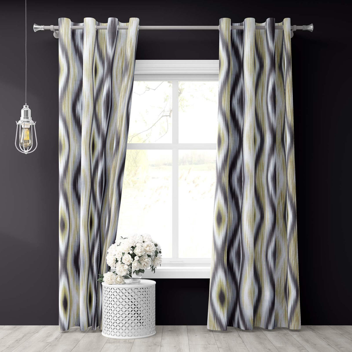 Nepal Ochre Made To Measure Curtains by Style Furnishings