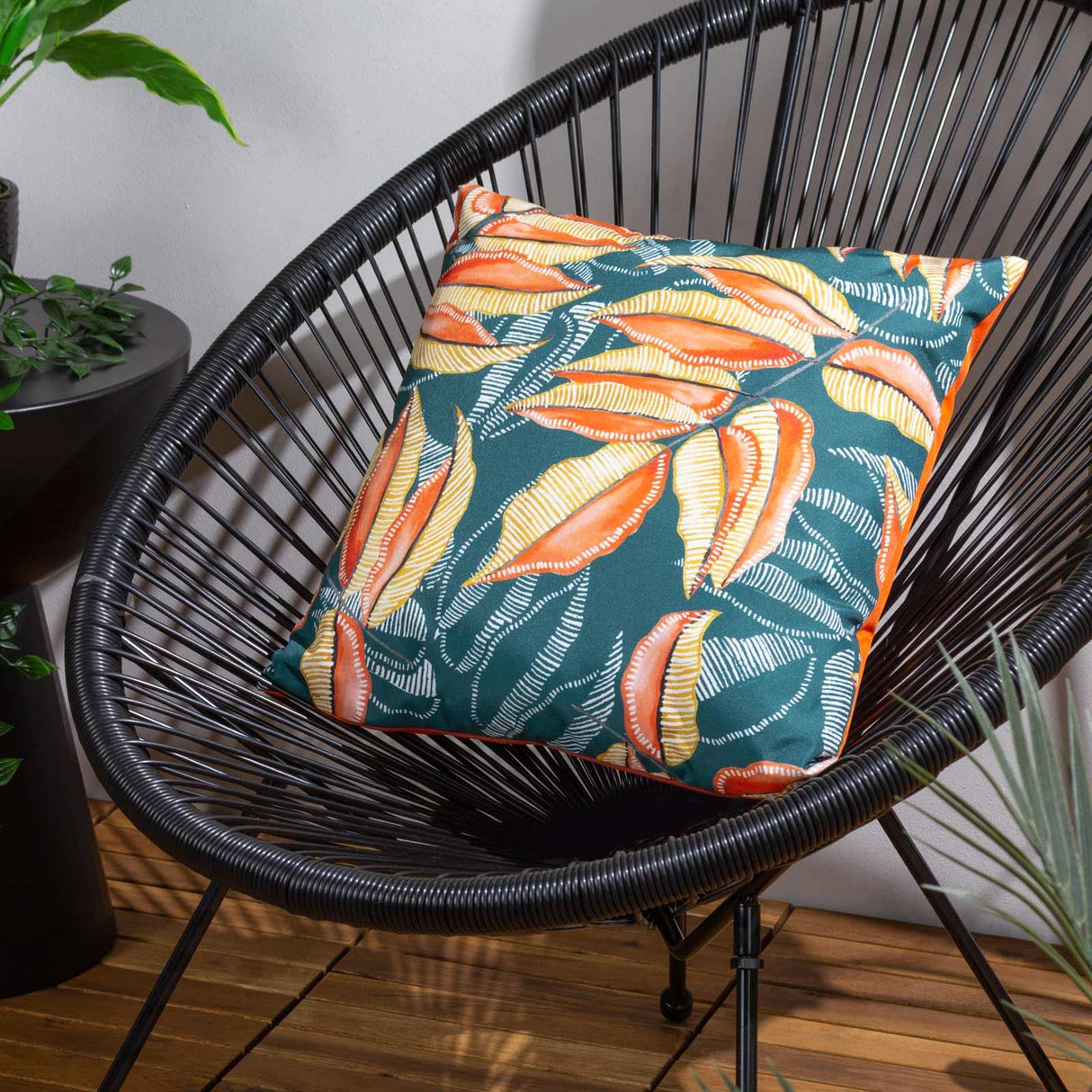 Ebon Wilds Akia Outdoor Cushion Cover 17" x 17" by Wylder