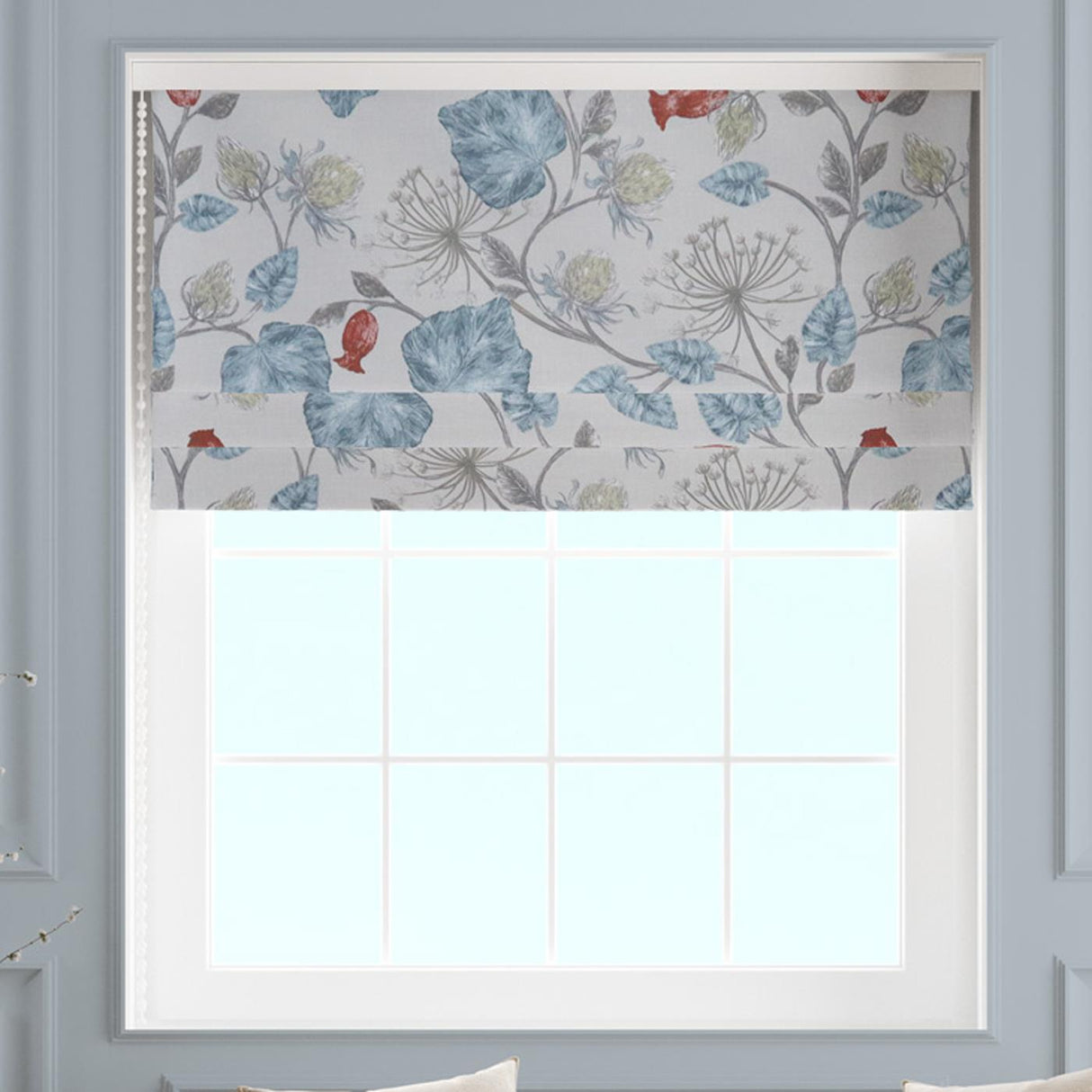 Parchment Wedgewood Made To Measure Roman Blind by Style Furnishings