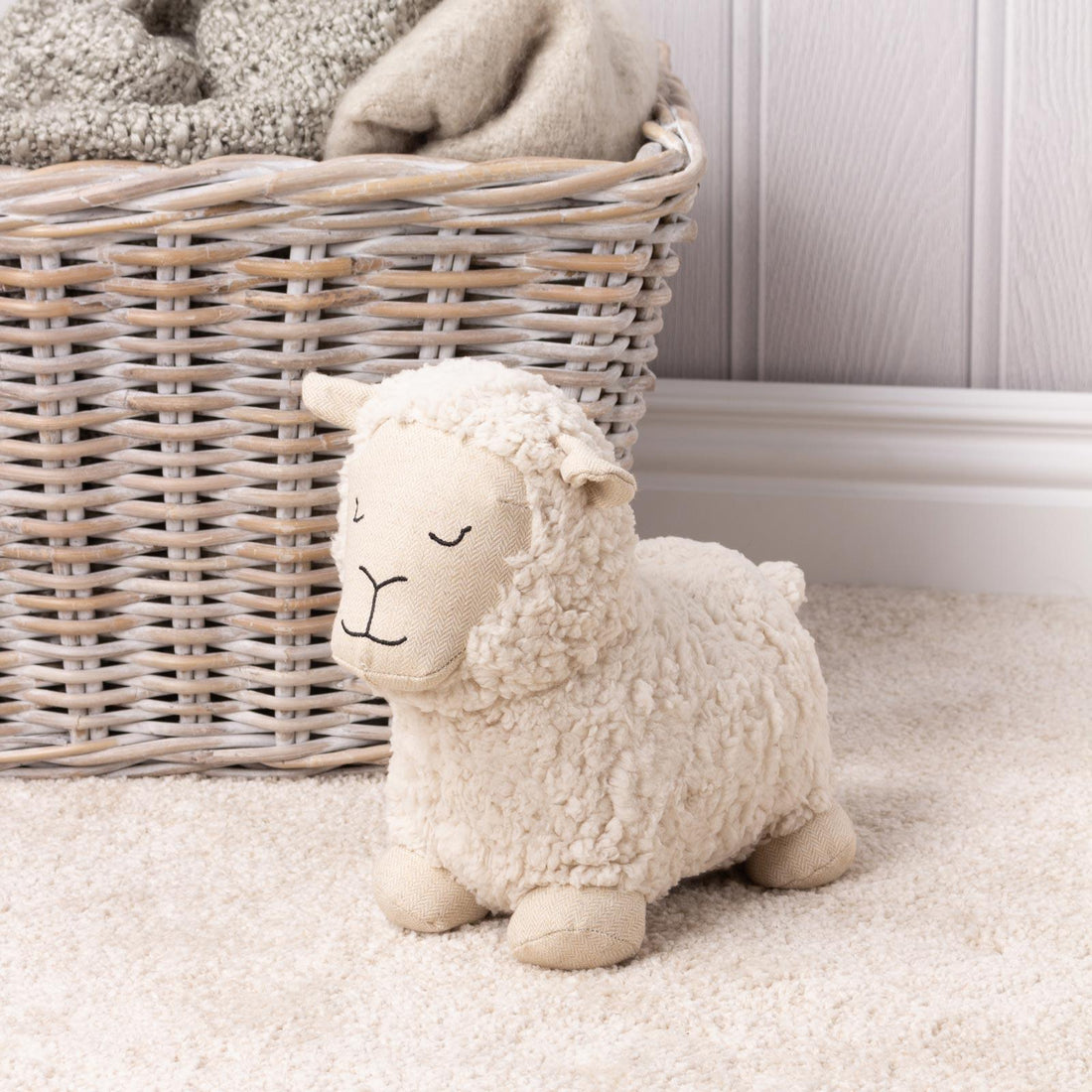 Sheep Shearling Doorstop Fleece