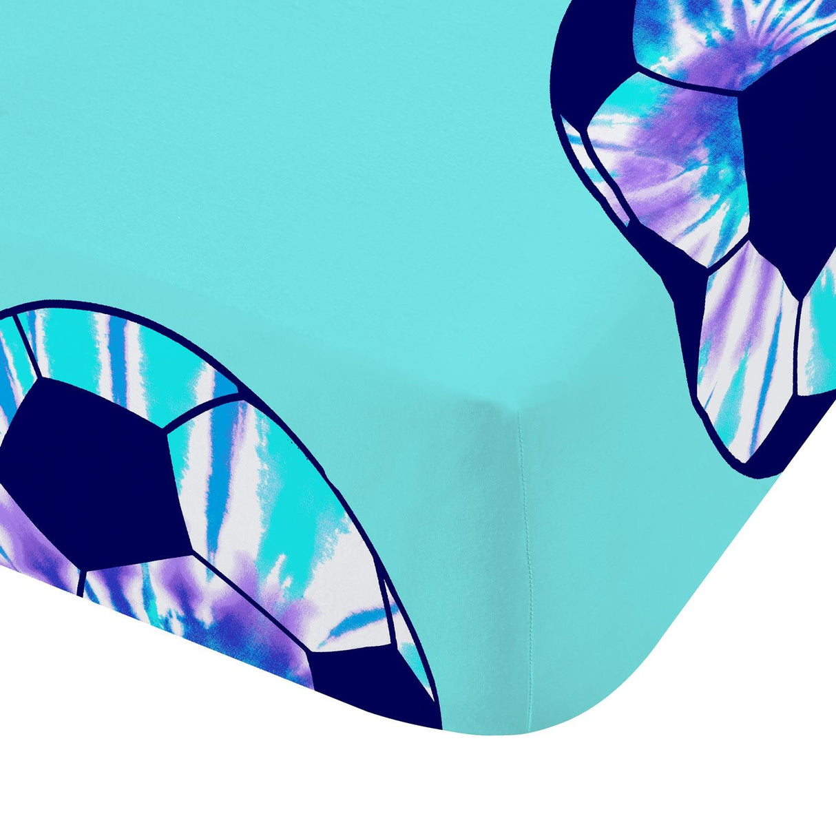 Tie Dye Football Fitted Sheet by Catherine Lansfield