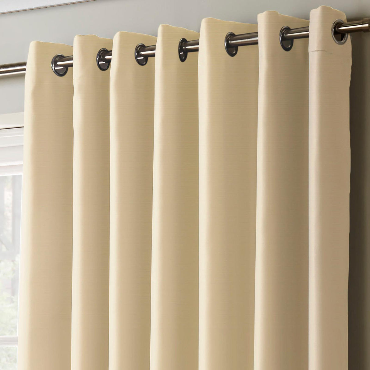 100% Blackout Eyelet Curtains by Alan Symonds