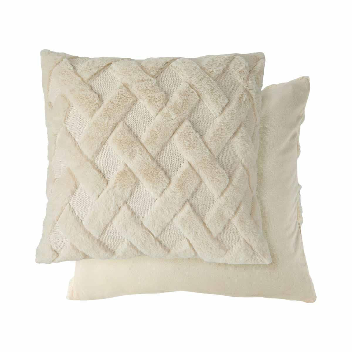 Nyla Hatch Cushion Cover 17x17" (43x43cm) by Emma Barclay 3