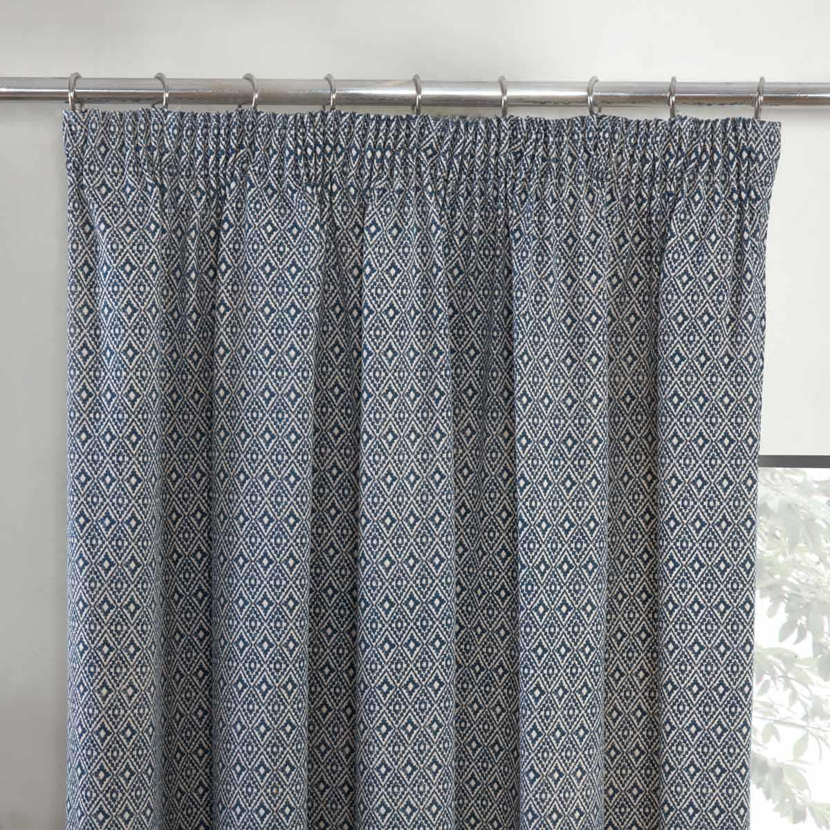 Aztec Diamond Tape Top Curtains by Sundour