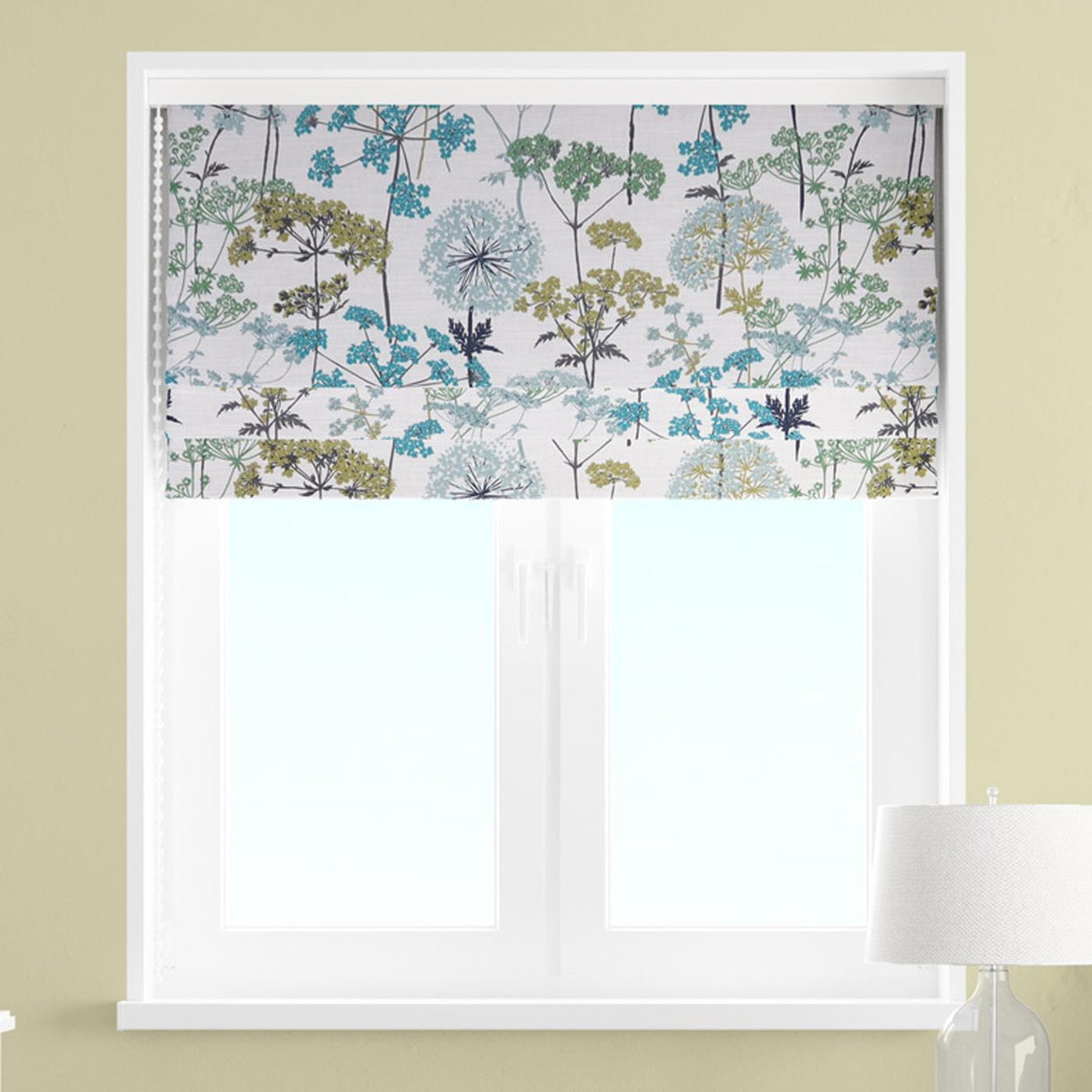 Hedgerow Pistachio Made To Measure Roman Blind by Style Furnishings