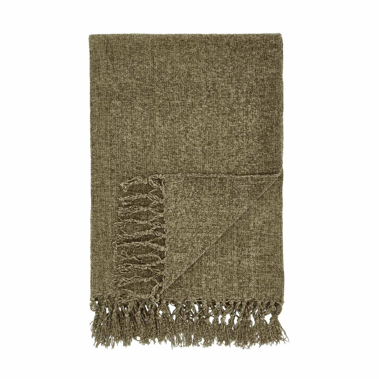 Wilson Plain Chenille Throw Blanket 130cm x 170cm by Catherine Lansfield