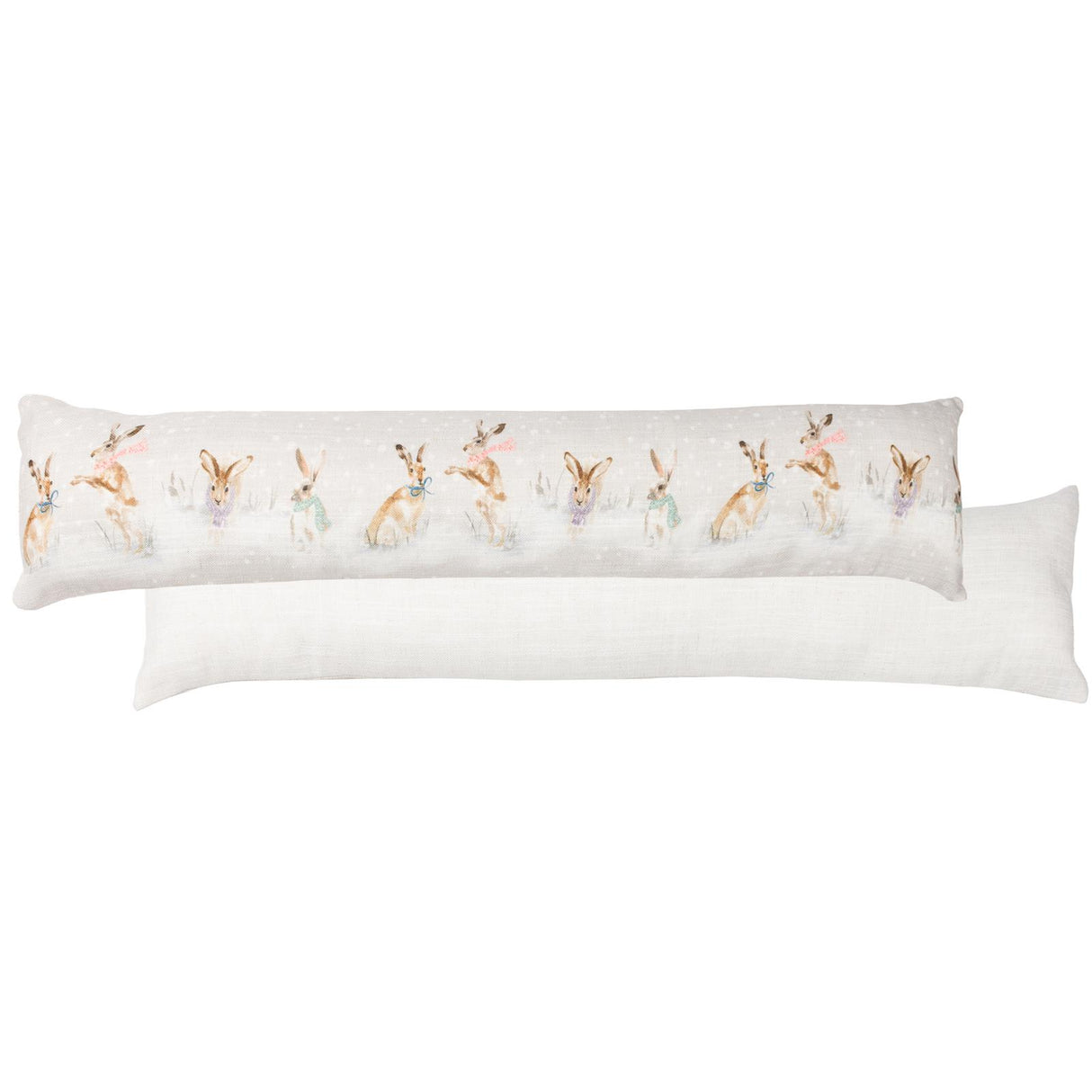 Snowy Hares Draught Excluder by Evans Lichfield