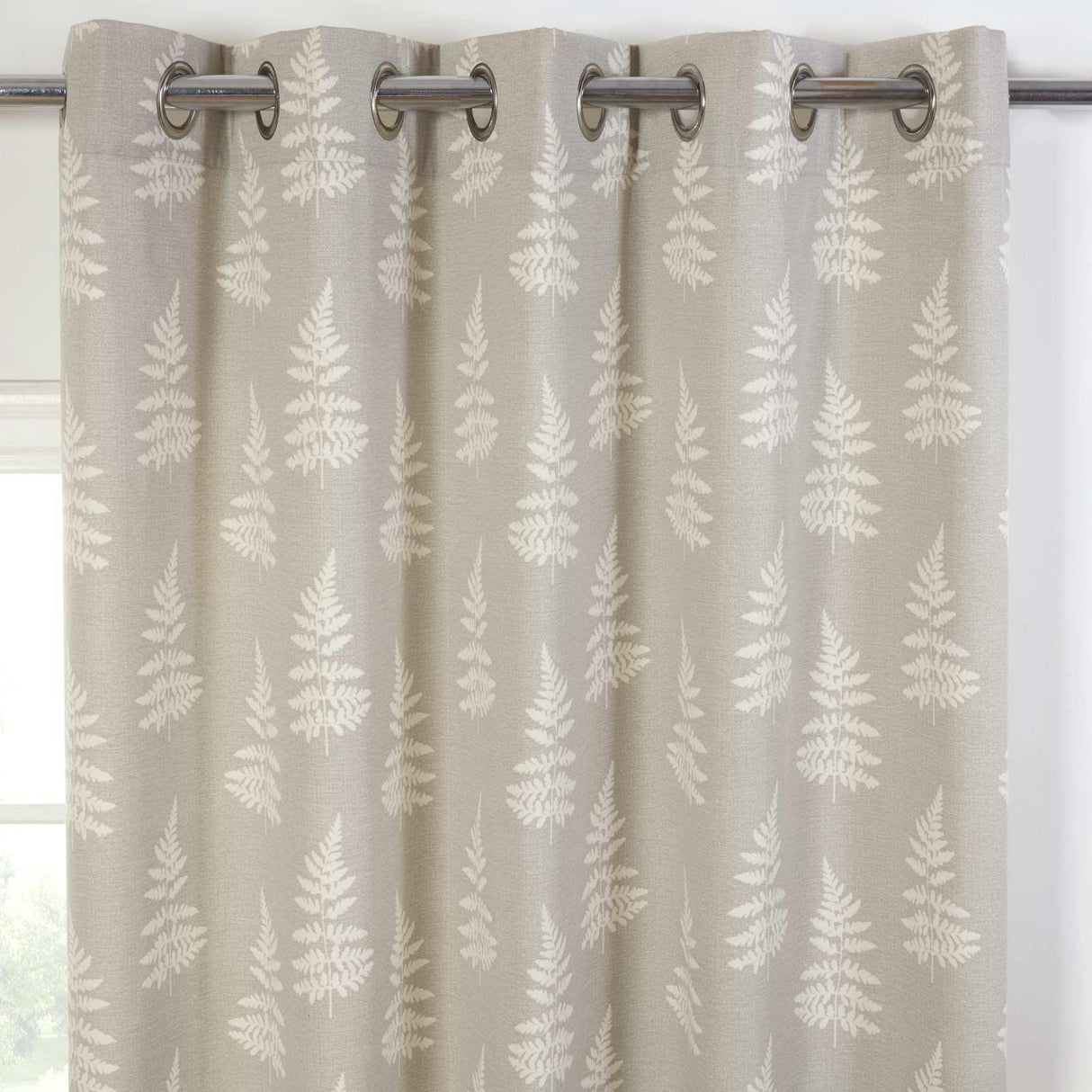Esher Fern Eyelet Curtains by Sundour