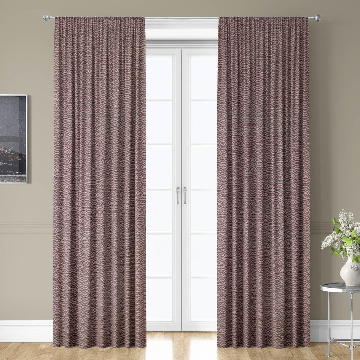 Aztec Salsa Made To Measure Curtains by Style Furnishings