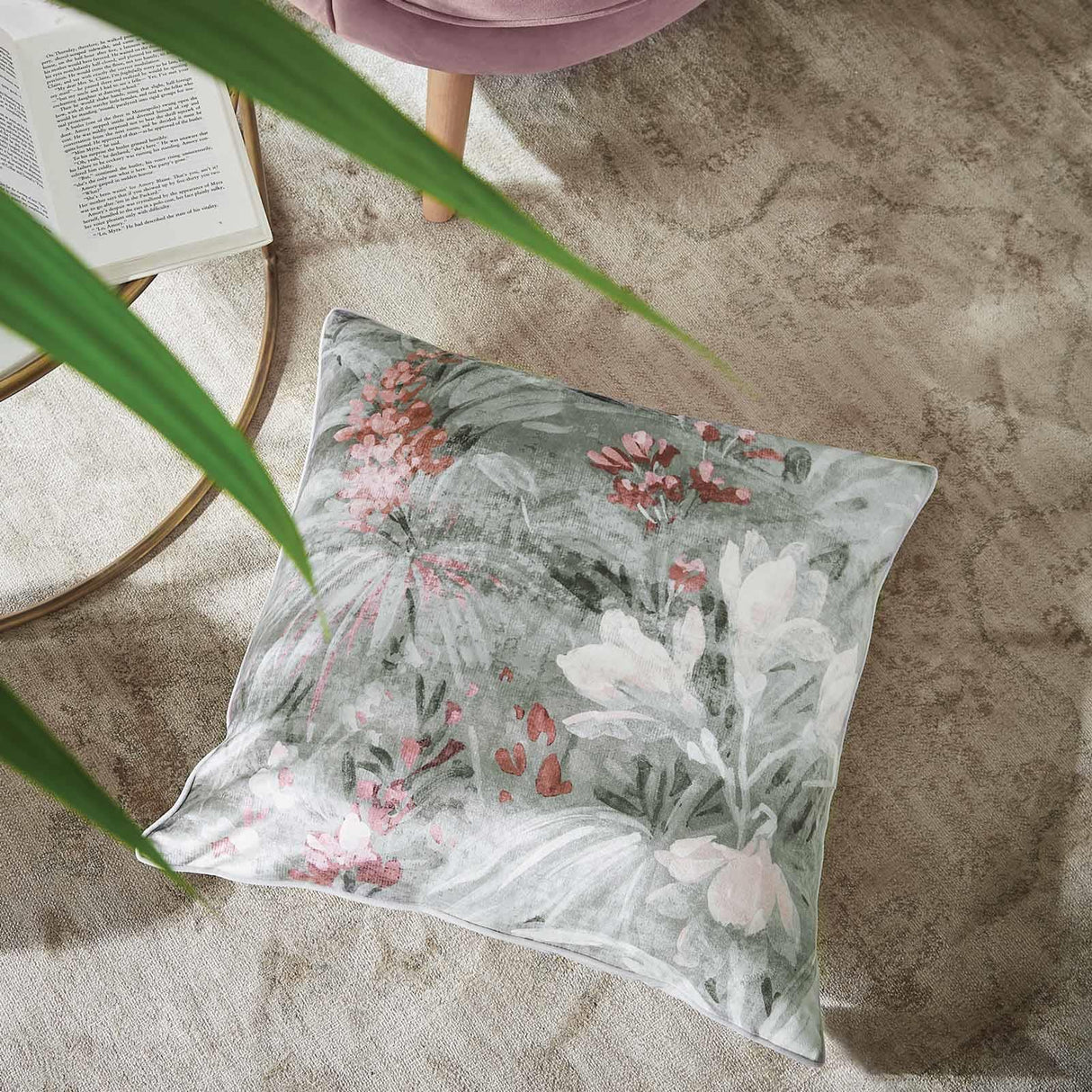 Hyperion Interiors Anthea Floral Cushion Cover 55cm x 55cm 11