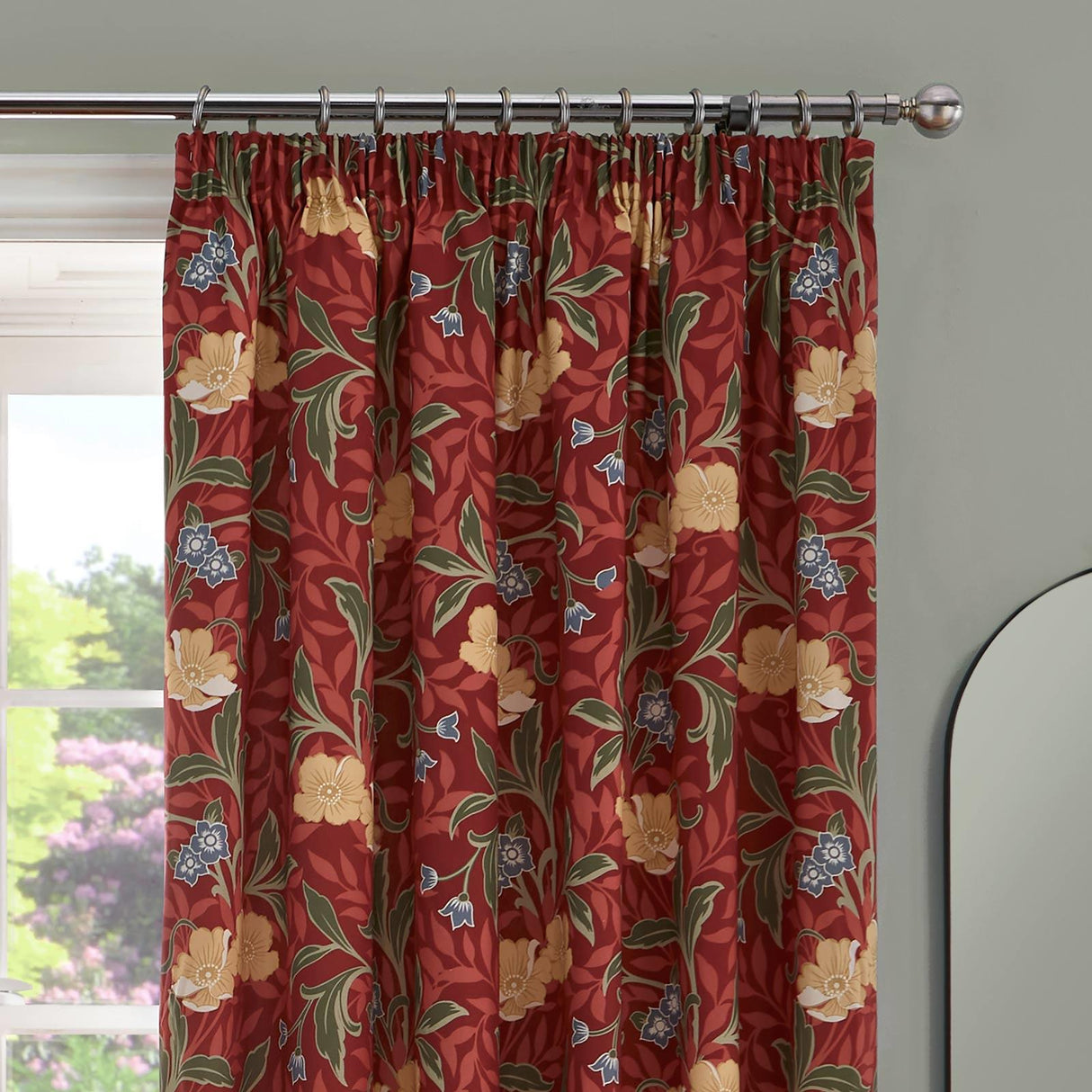 Sandringham Tape Top Pencil Pleat Curtains by Dreams & Drapes Design