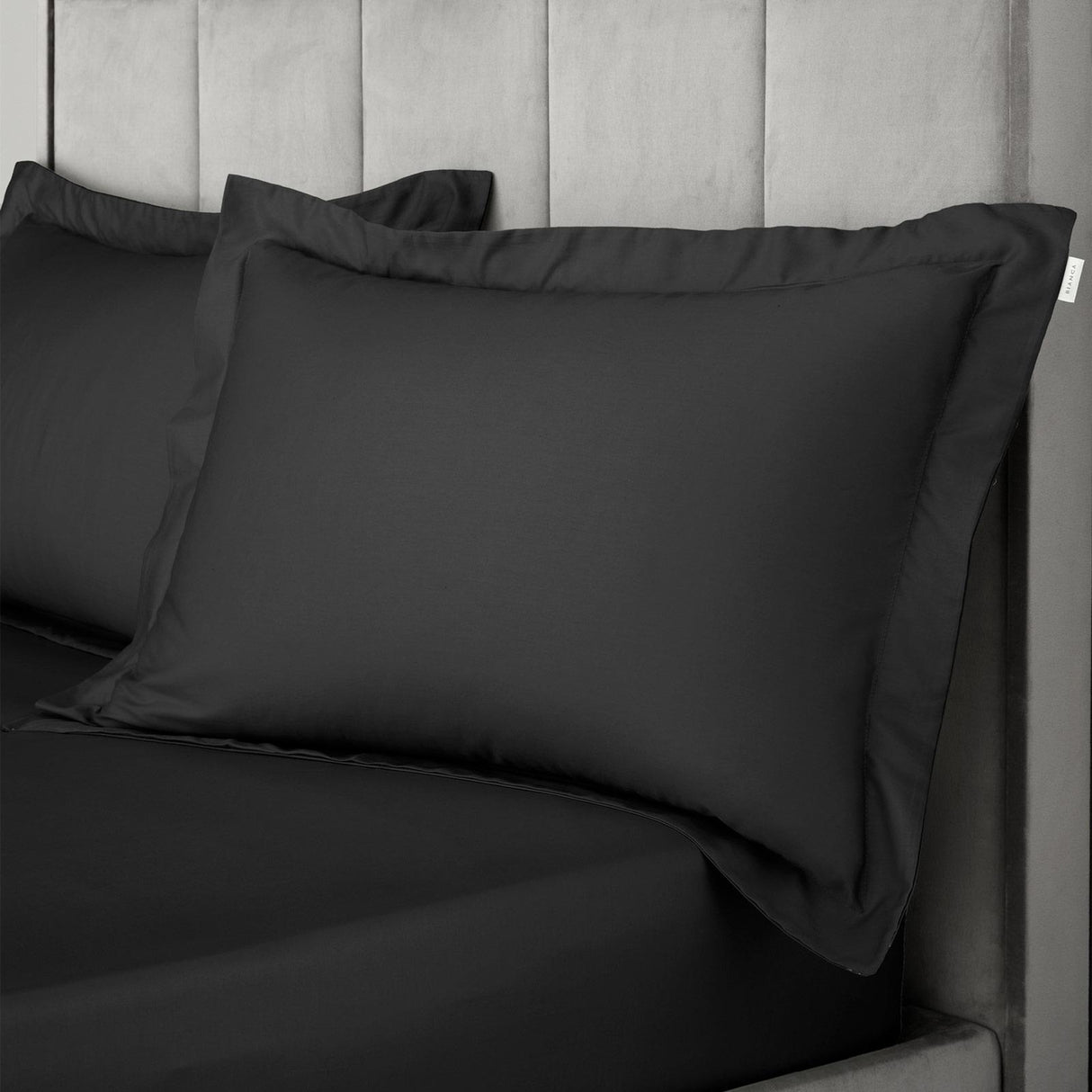 400 Thread Count Cotton Sateen Oxford and Standard Pillowcases by Bianca