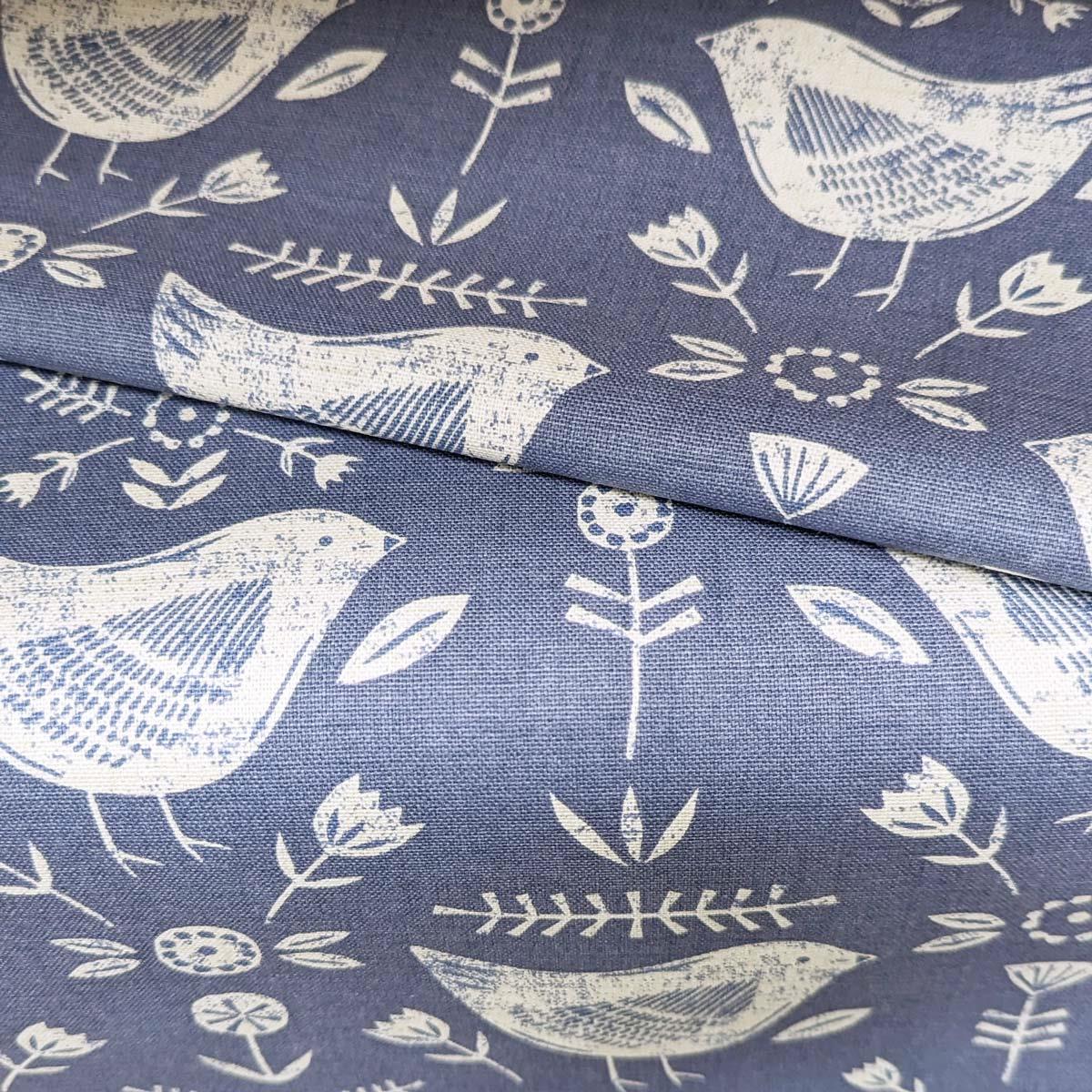 Narvik Blue Made To Measure Roman Blind by Style Furnishings