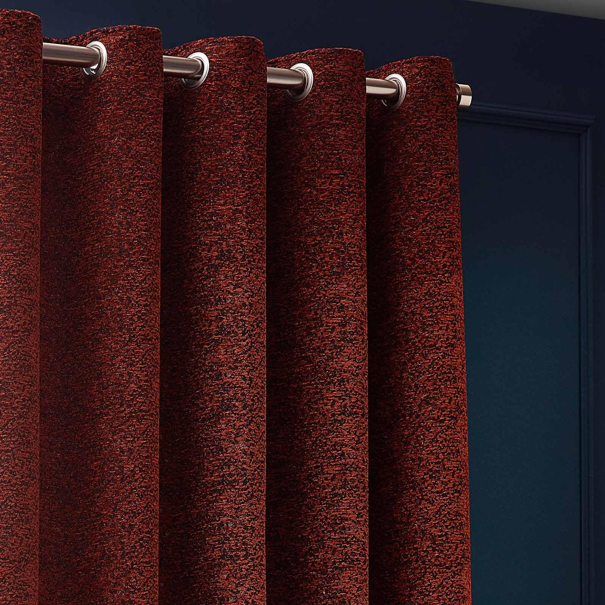 Galaxy Room Darkening Eyelet Curtains by Paoletti