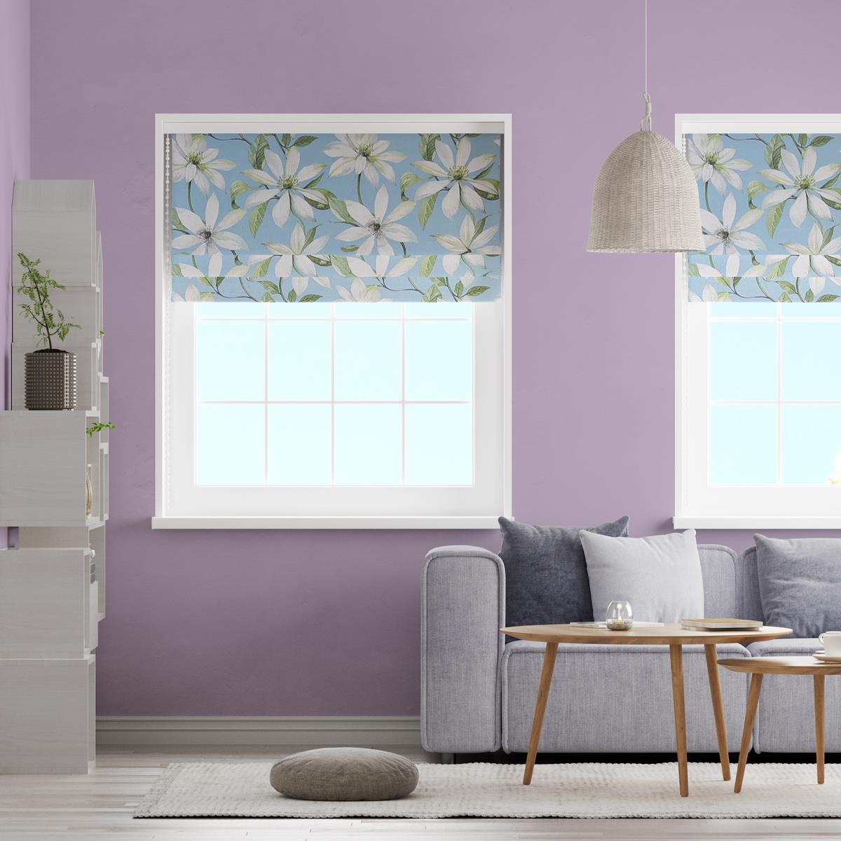 Olivia Lichen Made To Measure Roman Blind by Style Furnishings