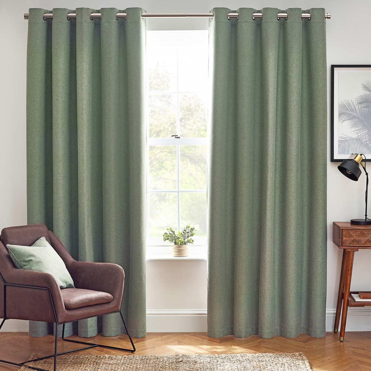 Dawn 100% Blackout Thermal Eyelet Curtains by furn.