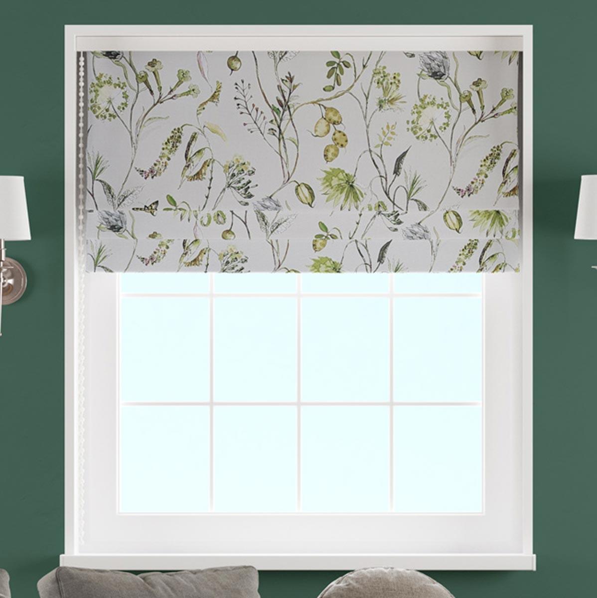 Grove Fennel Made To Measure Roman Blind by Style Furnishings