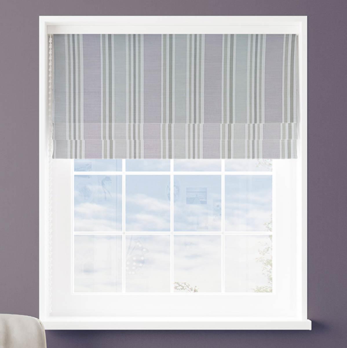 Calder Hydrangea Made To Measure Roman Blind by Style Furnishings