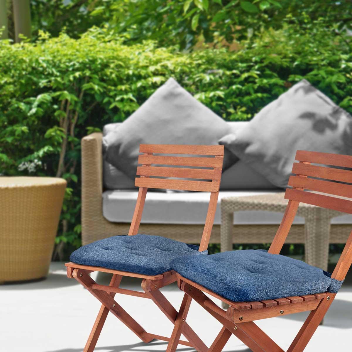 Jardin Seat Pad 16" x 16" (40cm x 40cm) by Emma Barclay 7