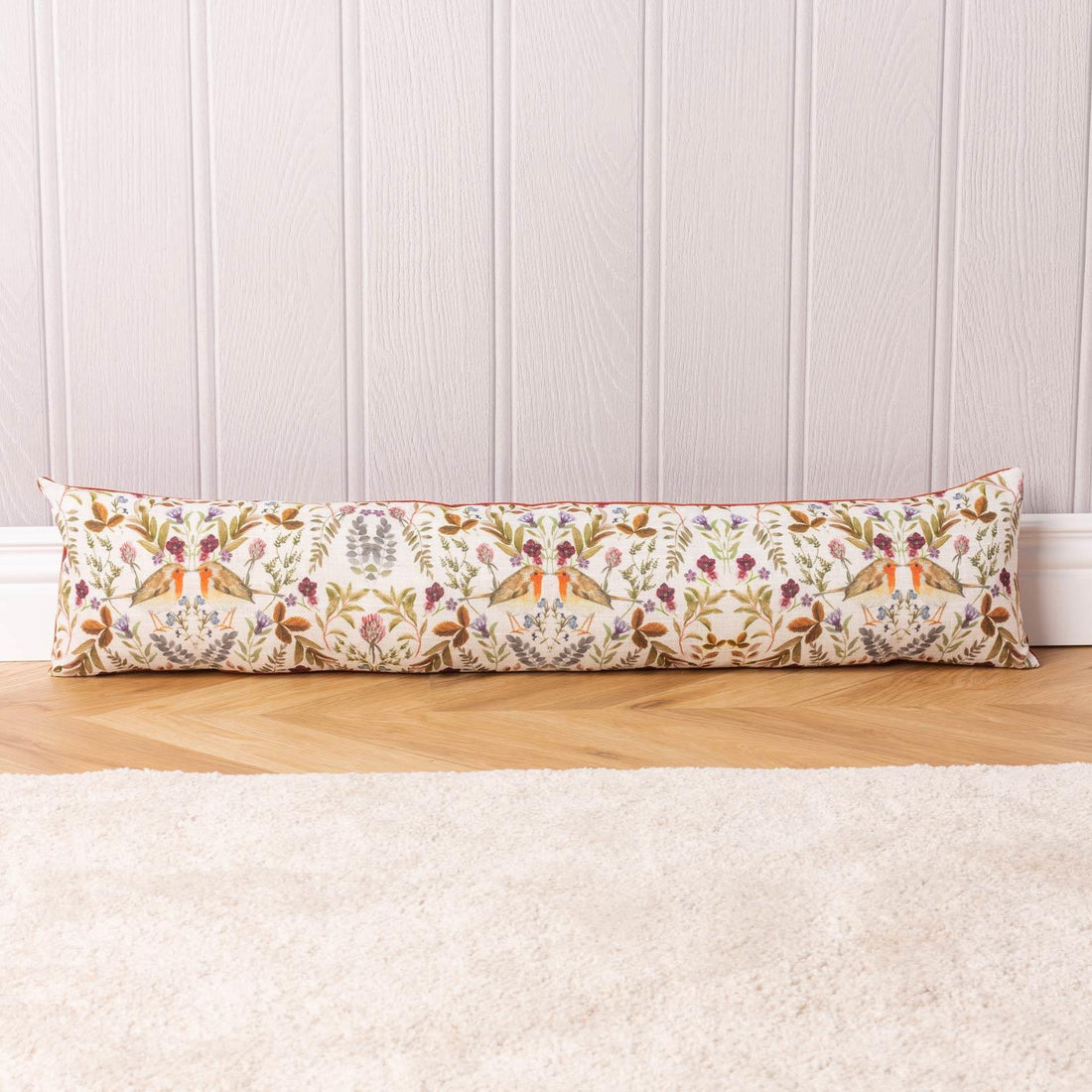 Mirrored Robin Velvet Draught Excluder