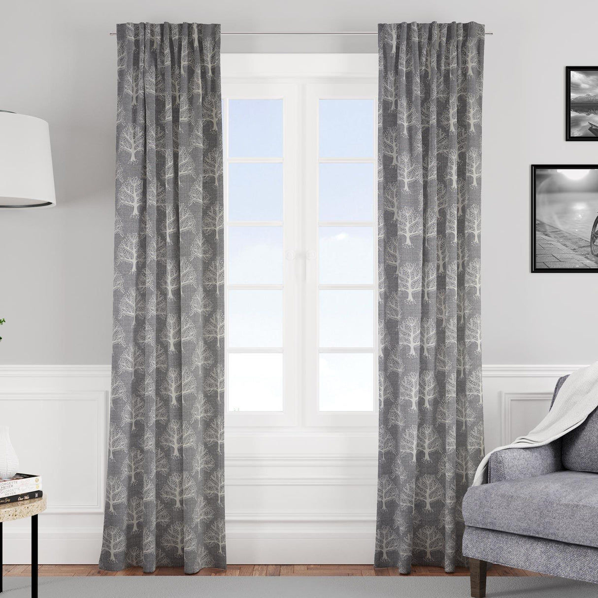 Great Oak Pewter Made To Measure Curtains by Style Furnishings