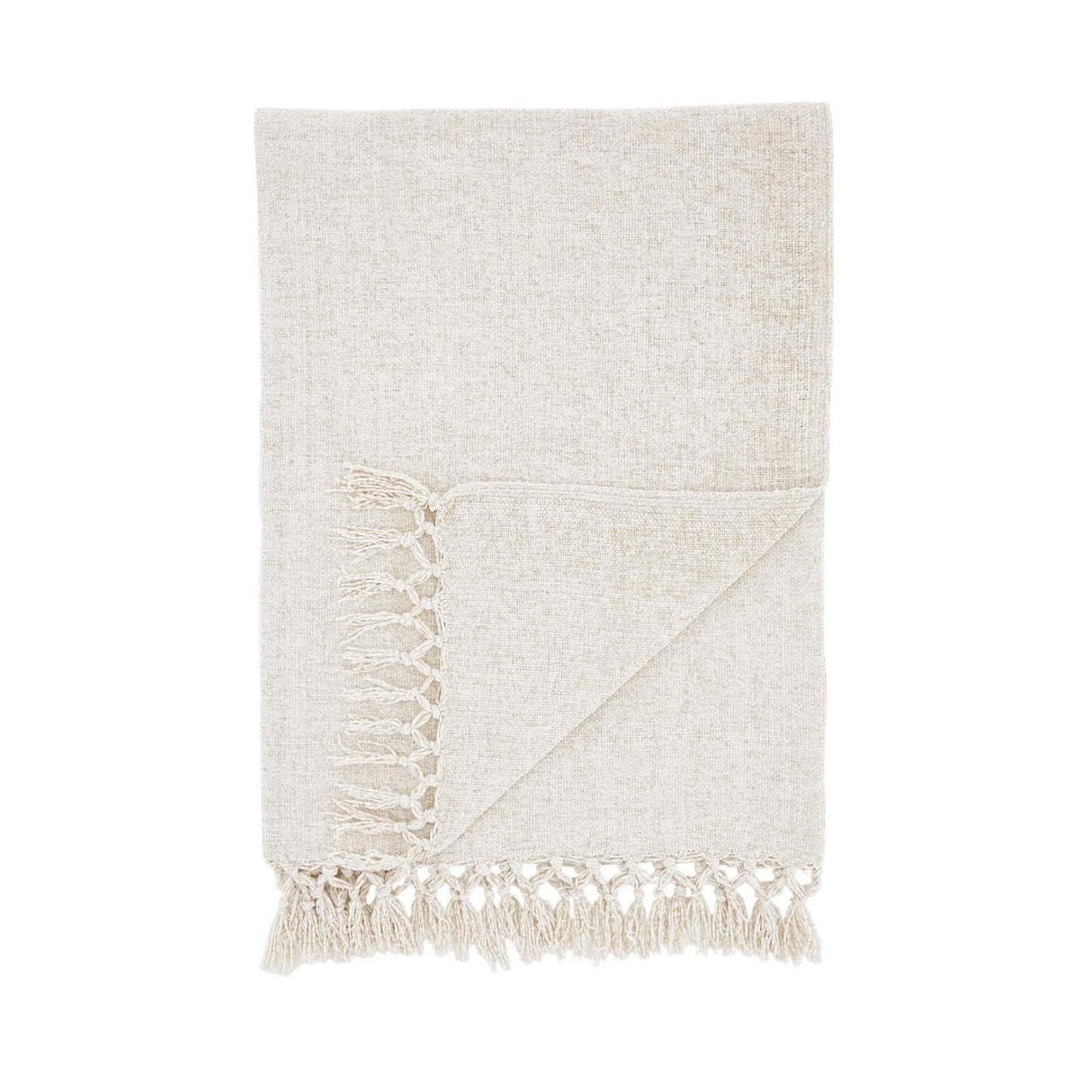 Wilson Plain Chenille Throw Blanket 130cm x 170cm by Catherine Lansfield