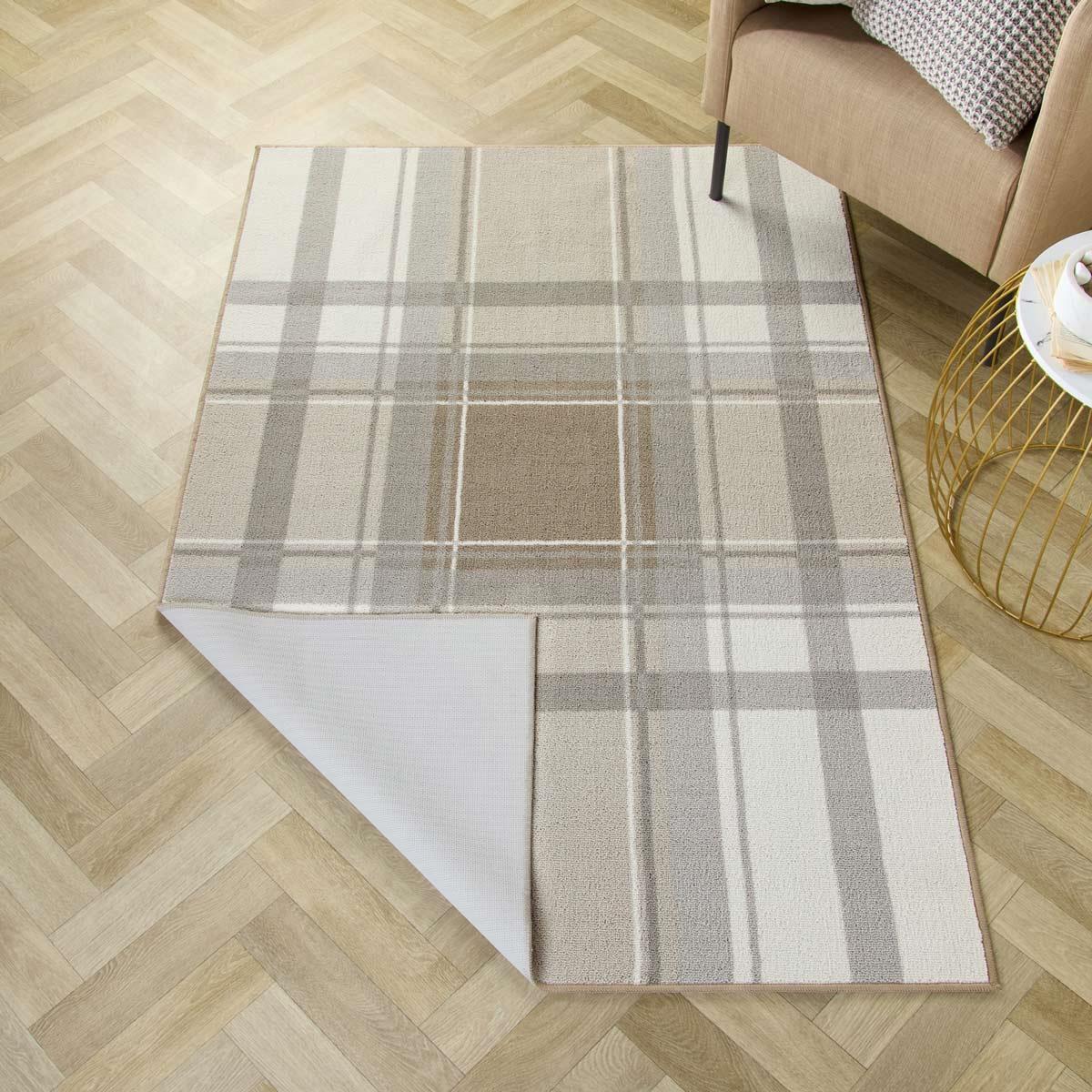 Balmoral Check Washable Rug 120cm x 180cm by Fusion