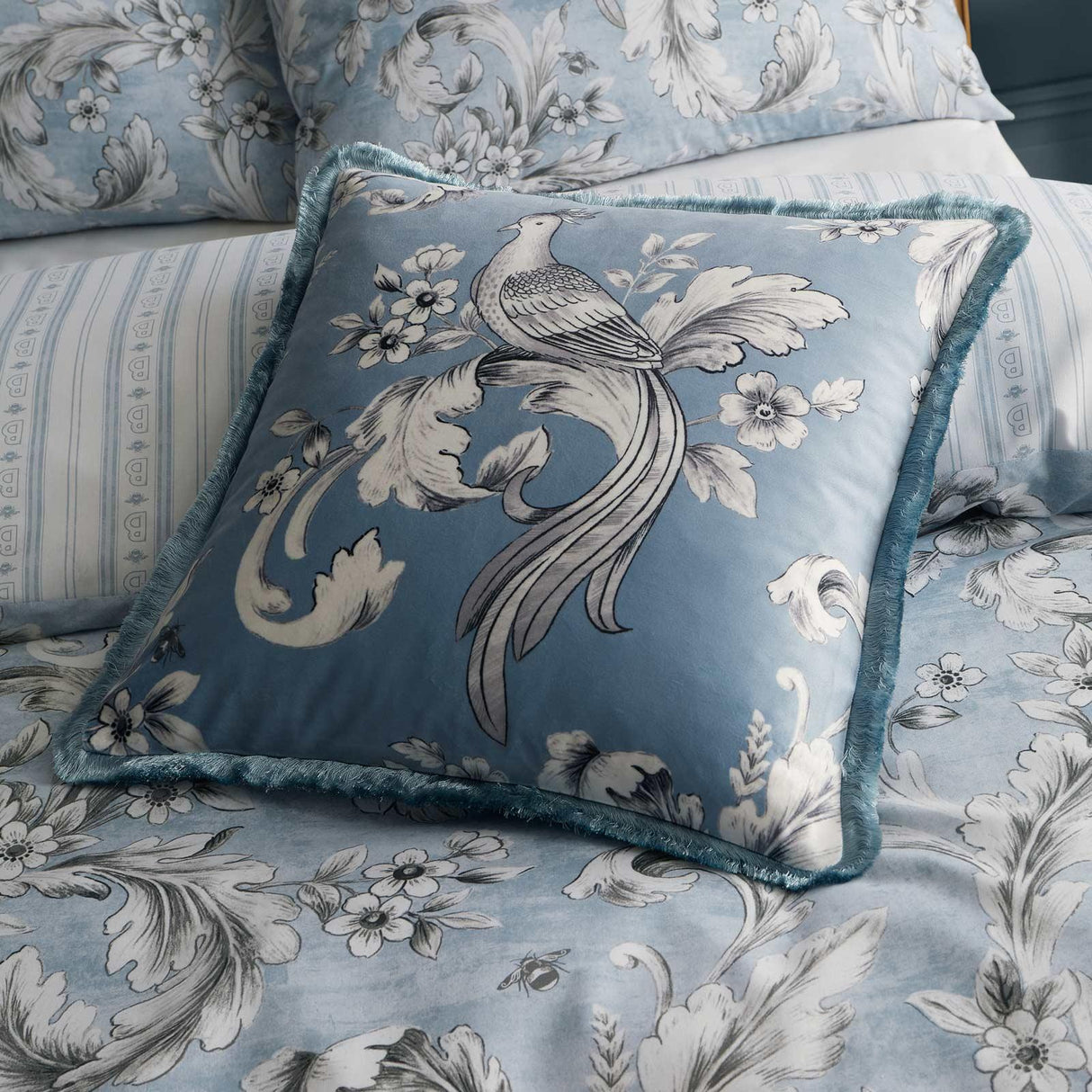 Catherine Lansfield Bridgerton Regal Floral Filled Cushion 4