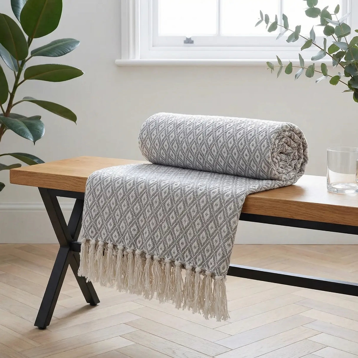 Eden Recycled Cotton Throw Blanket 5