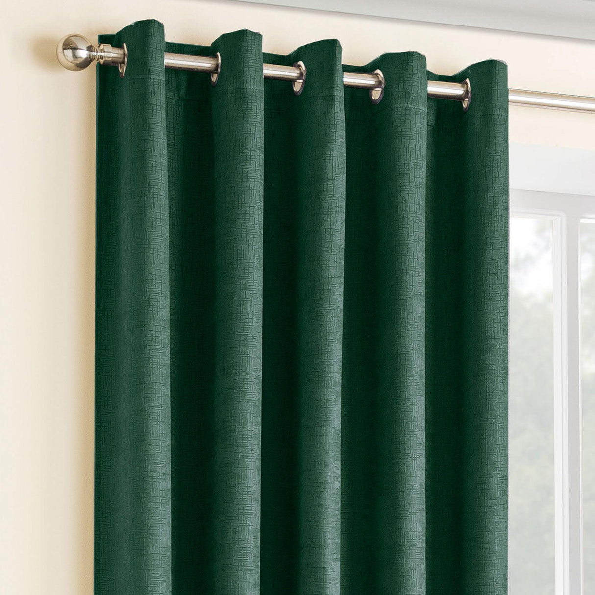 Vogue Thermal Eyelet Dimout Curtains by Enhanced Living
