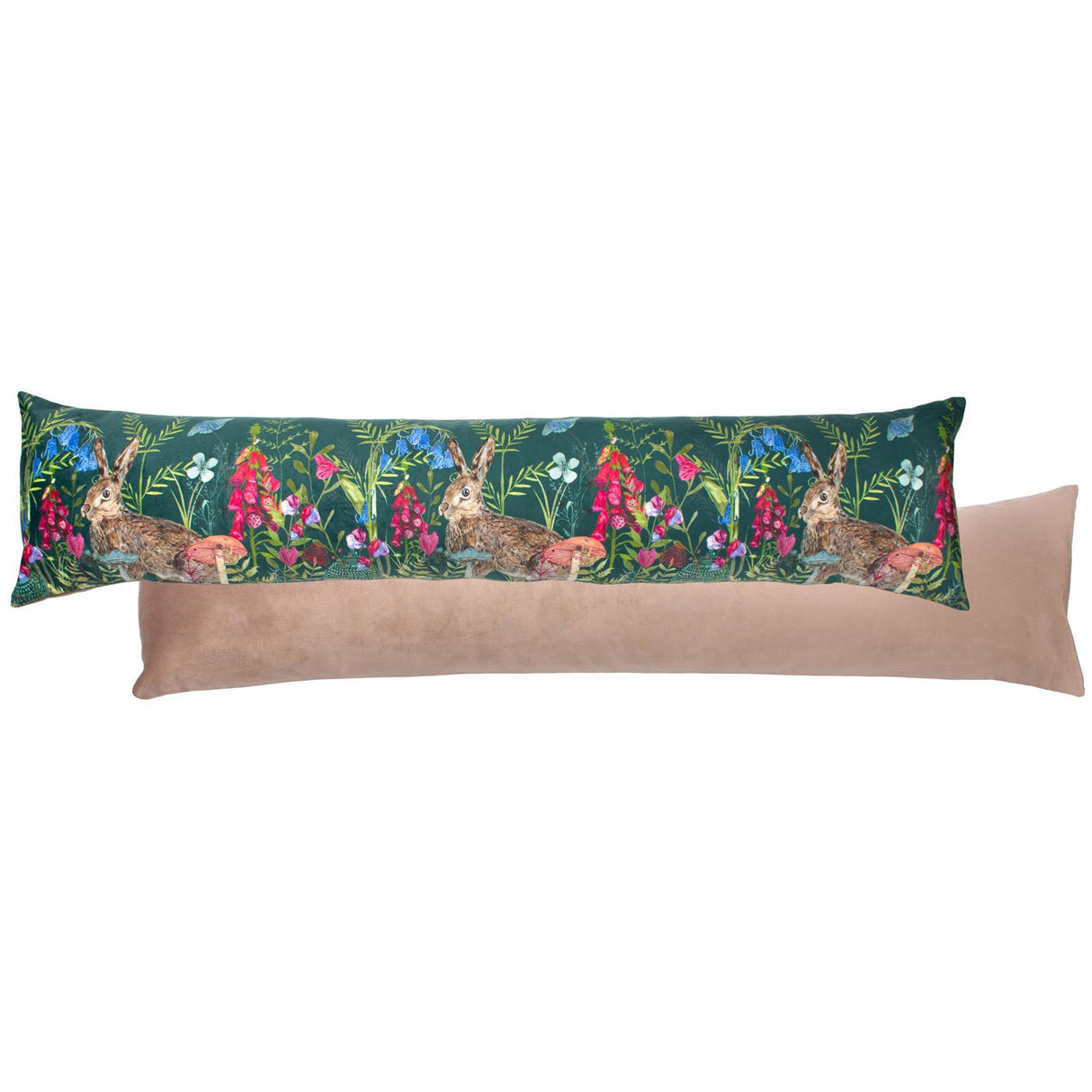 Willow Hare Velvet Draught Excluder by Wylder