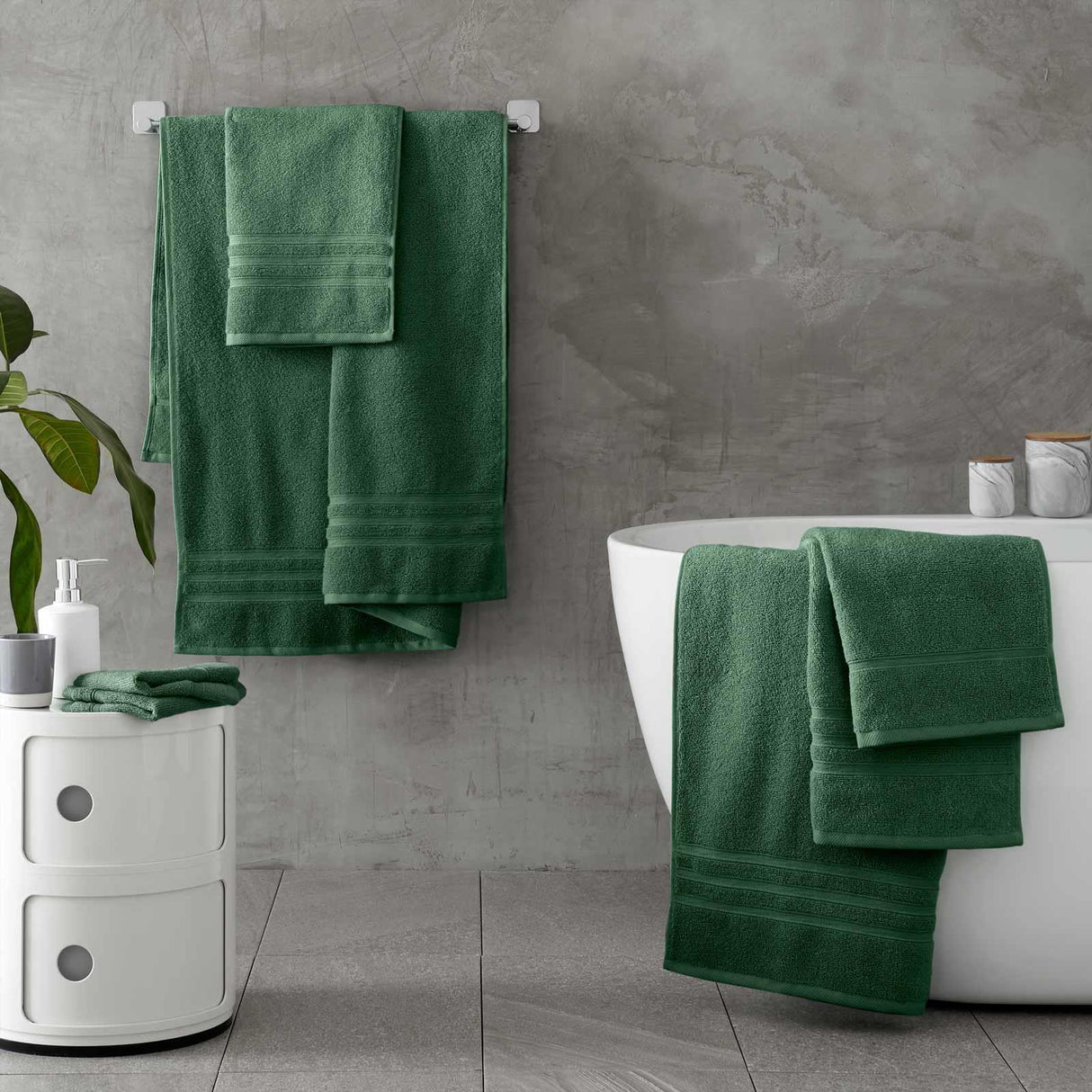Zero Twist 100% Cotton 500gsm Towels by Catherine Lansfield