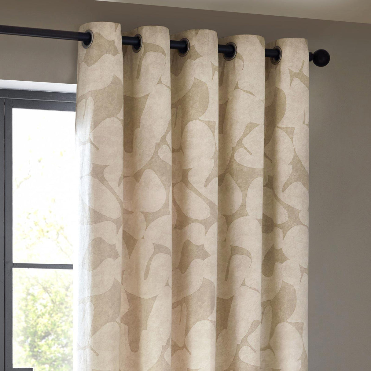 Brinn Abstract Eyelet Curtains by furn.