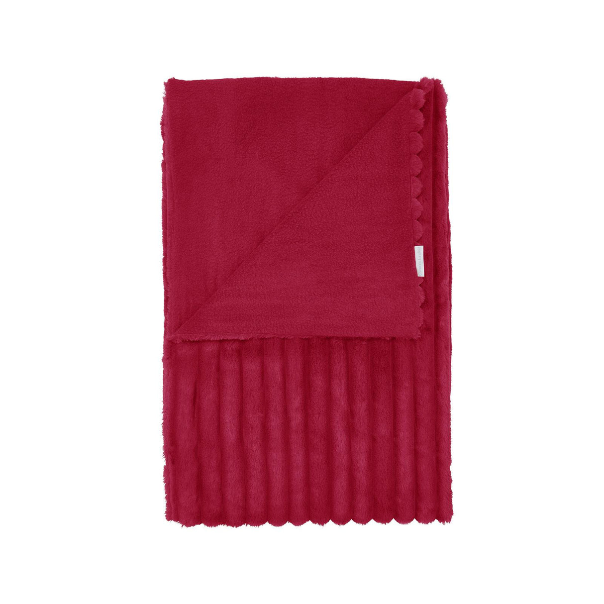 Cosy Ribbed Throw Blanket 130cm x 170cm by Catherine Lansfield