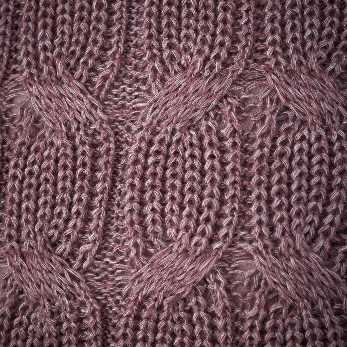 Catherine Lansfield Chunky Marl Knit Filled Cushion 45cm x 45cm 14