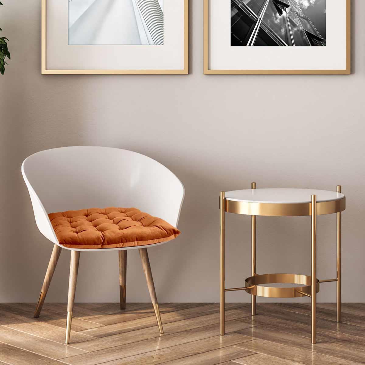 Holland Velvet Seat Pad 16" x 16" (40 x 40cm) by Emma Barclay 4