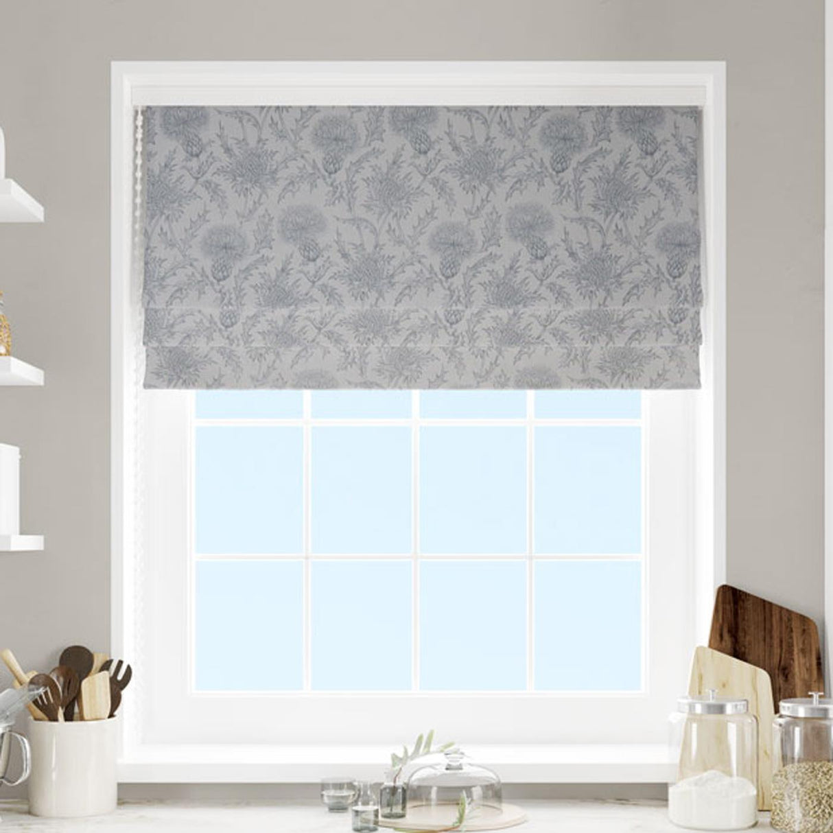 Carlina Dusk Made To Measure Roman Blind by Style Furnishings