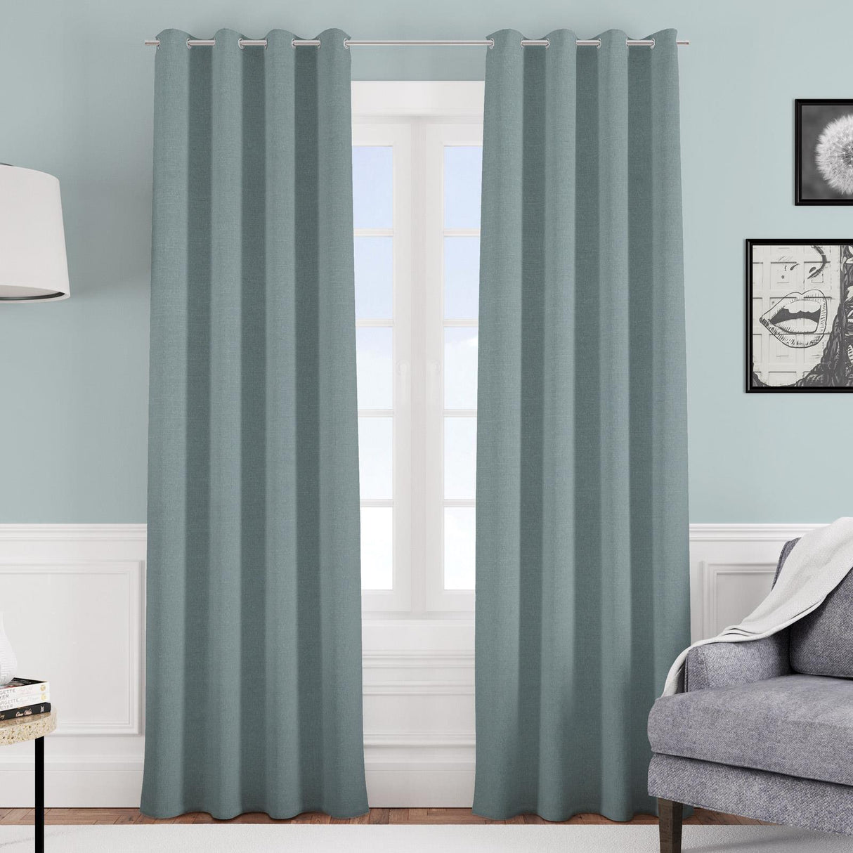 Dharana Saltwater Made To Measure Curtains by Style Furnishings