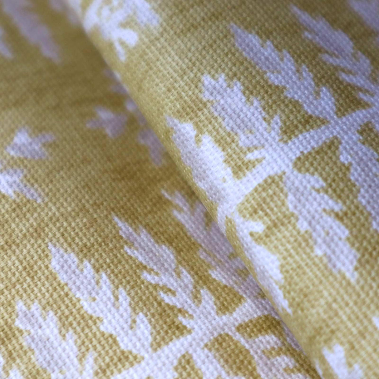 Fernia Mustard Made To Measure Roman Blind by Style Furnishings